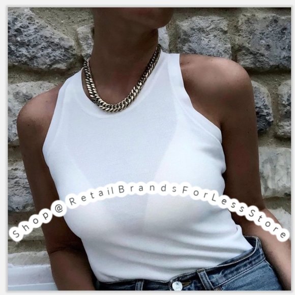 NWT ZARA LIMITED EDITION RIBBED KNIT SLEEVELESS TANK - Picture 2 of 16